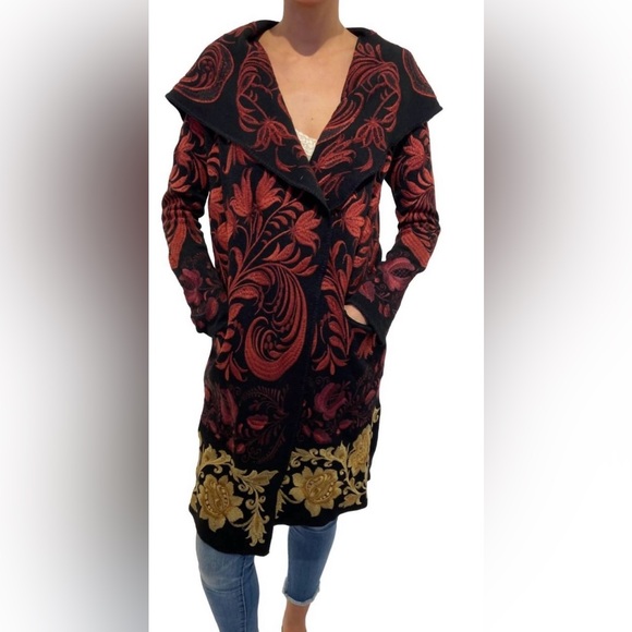 Johnny Was Jackets & Blazers - BIYA Everlina Duster Hoodie